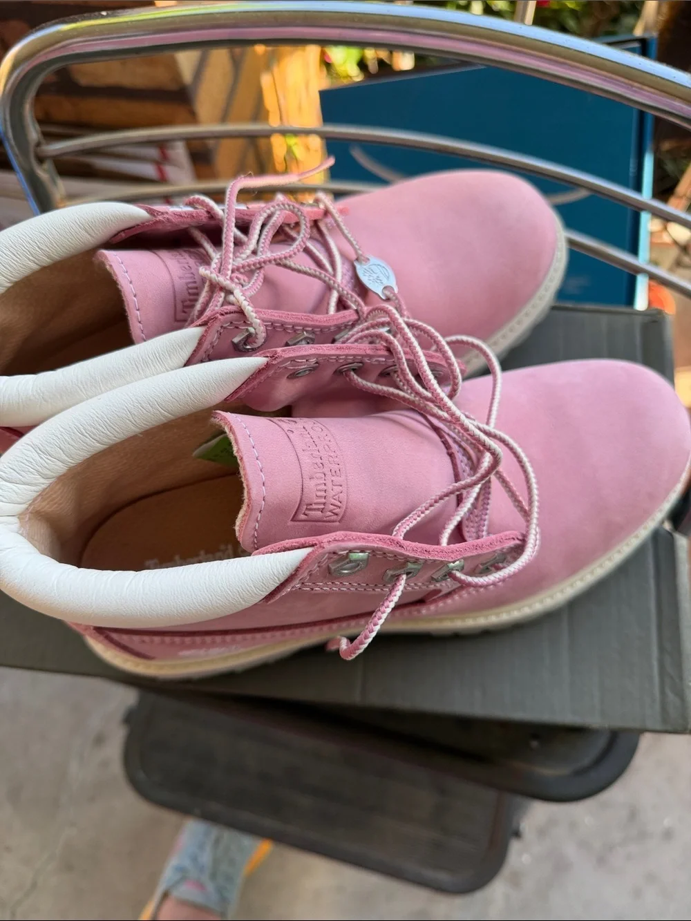 Timberland Pink Boots size 6 - Picture 4 of 7